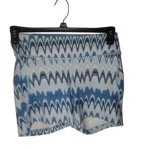 Outdoor Voices TechSweat Thrive 5" Shorts Women L Blue Wave Active
